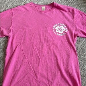 Pink Kids T-Shirt with Graphic Print